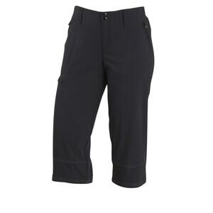MERRELL SelectWick Belay Capri Nylon Cargo Hiking Pants SZ 12 Black Outdoors UPF